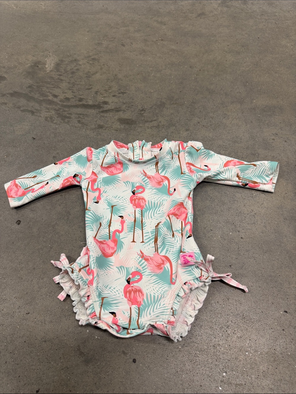 Ruffle Butts Flamingo One Piece Size 0-3 months
